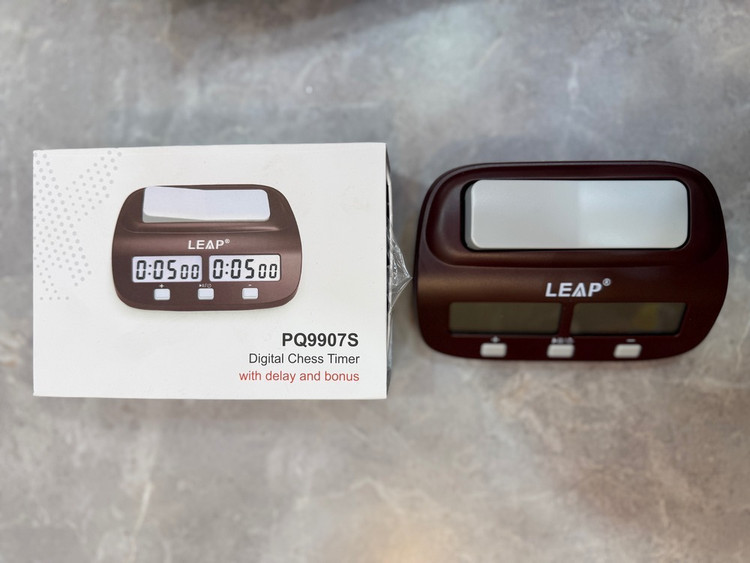 ساعت شطرنج دیجیتالی LEAP مدل 9907S – حرفهای، دقیق و مناسب مسابقات