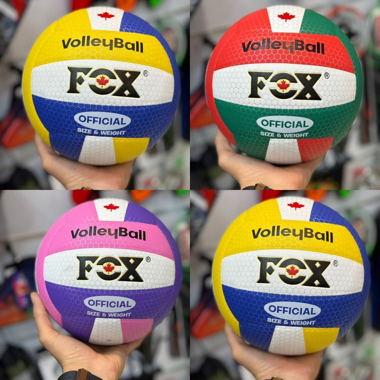 توپ والیبال فوکس (FOX) مدل زنبوری طلایی | طراحی لوکس و کیفیت حرفهای
