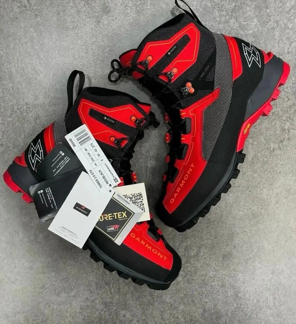 کفش کوهنوردی Garmont Gore-Tex اورجینال با زیره Vibram و رویه چرم طبیعی